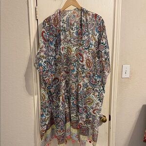 Floral Multicolor Women's Kimono/cover up